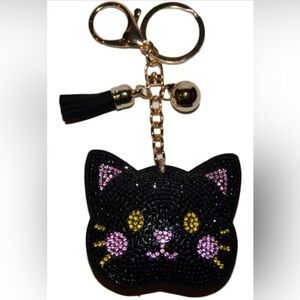 Cat Bear Bling Bag Charm/Keychain